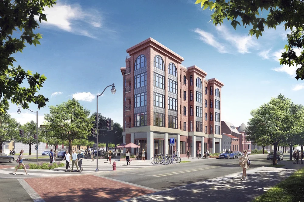 A rendering showing a different view of the proposed building. (photo: PGN Architects)
