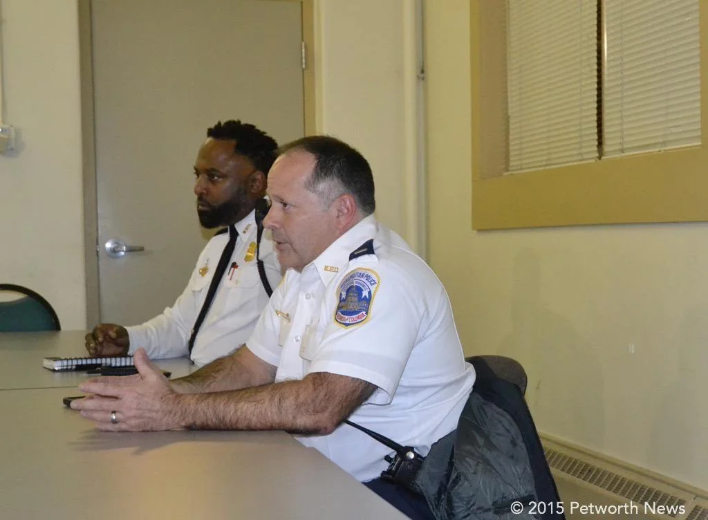 Lieutenants Anthony Washington and Raul Figueras.