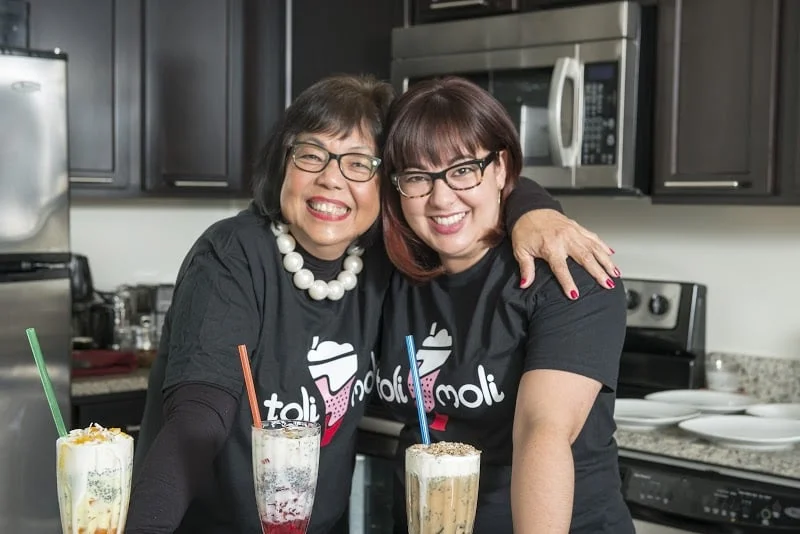 Chef JoJo and her daughter, Simone, prep for their big Jan. 30 Toli Moli launch. (photo: Les Joueurs Photography)