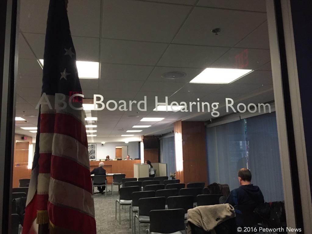 Protest hearings take place at the Reeves building, 2000 14th Street NW, under the auspices of the Alcohol Beverage Control Board.