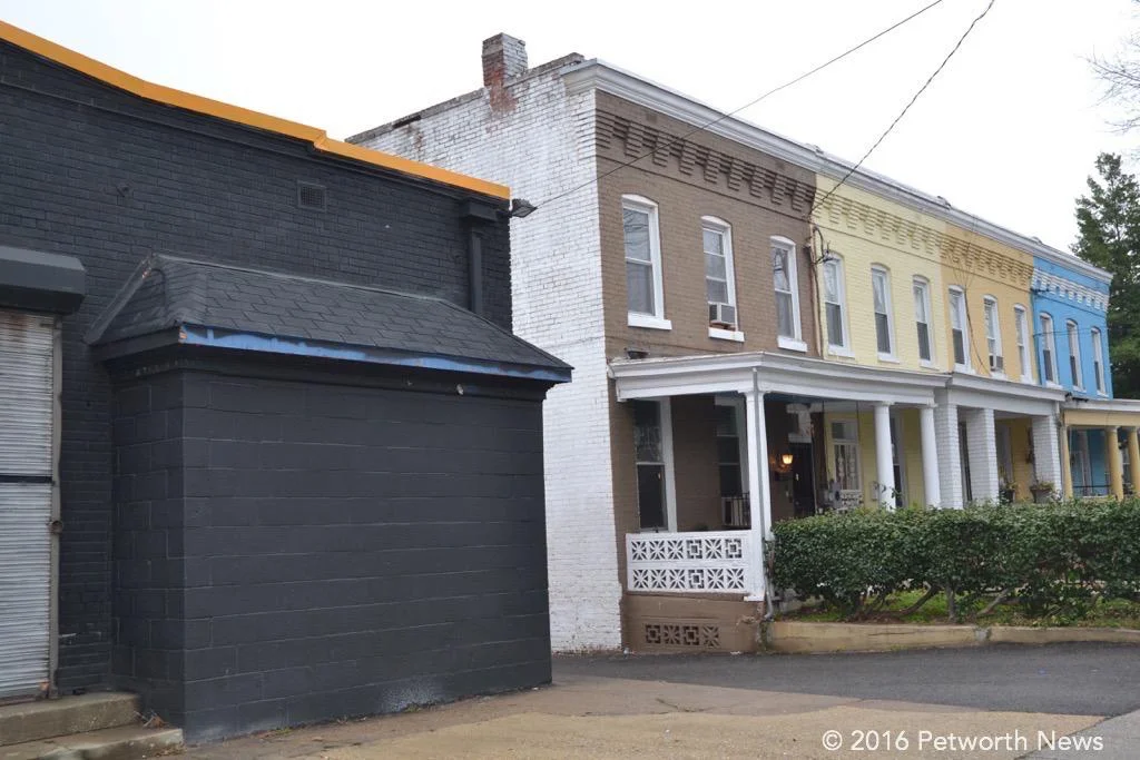 The small alley off of Hamilton Street, separating Castello and the neighbors.
