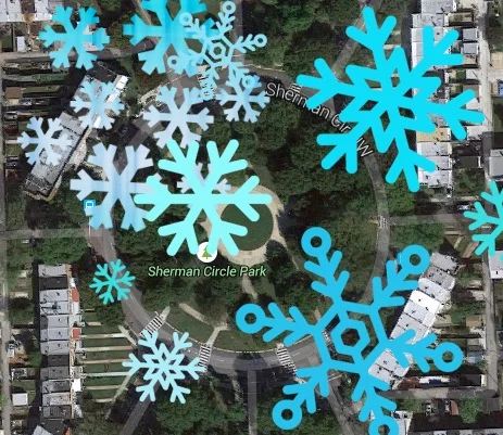 Sherman Circle Social - the Snow Edition