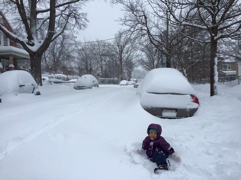  Playing in the snow  (photo: Lucan Pipkin)  