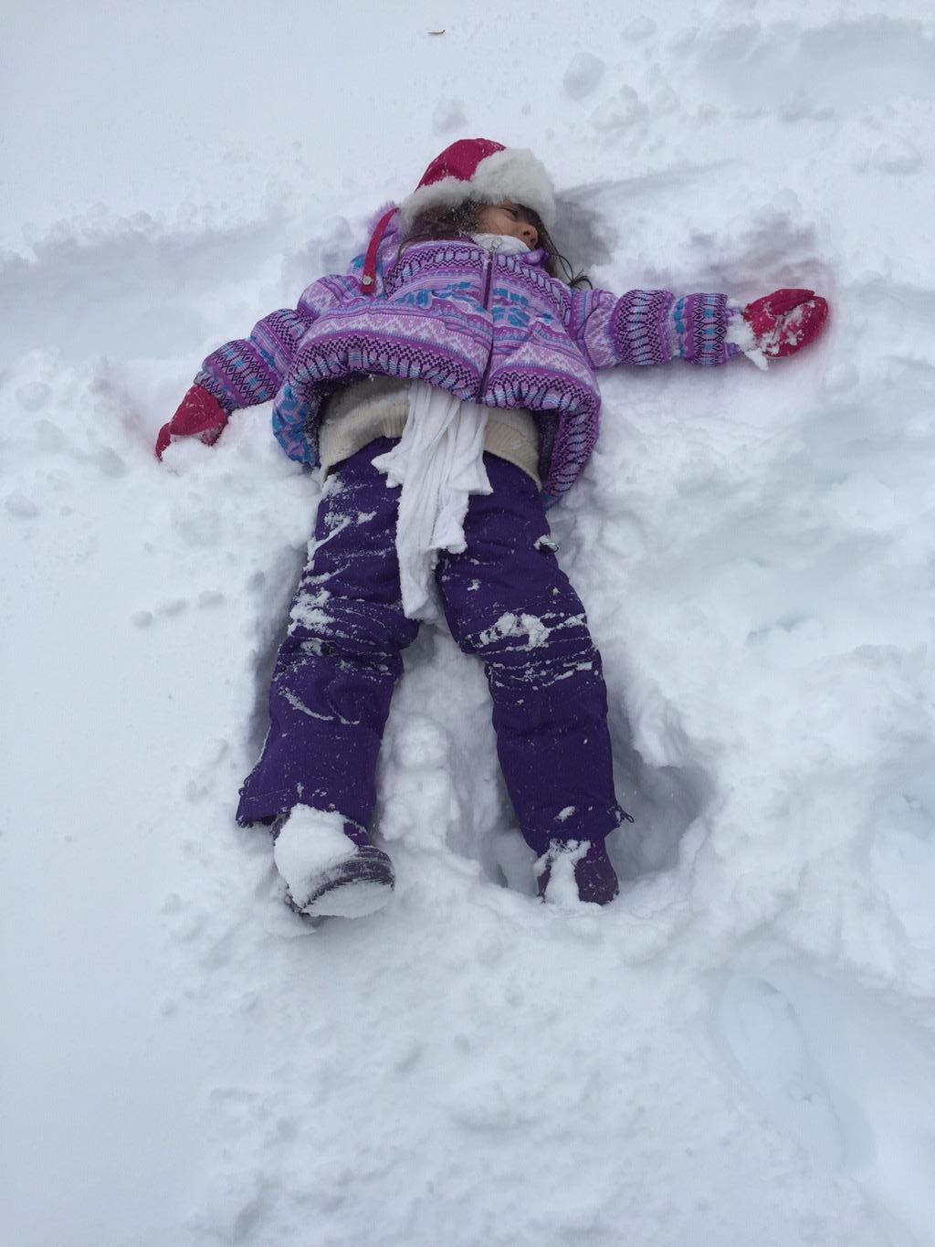  Snow Angel!&nbsp; (photo: Amy Thomas)  