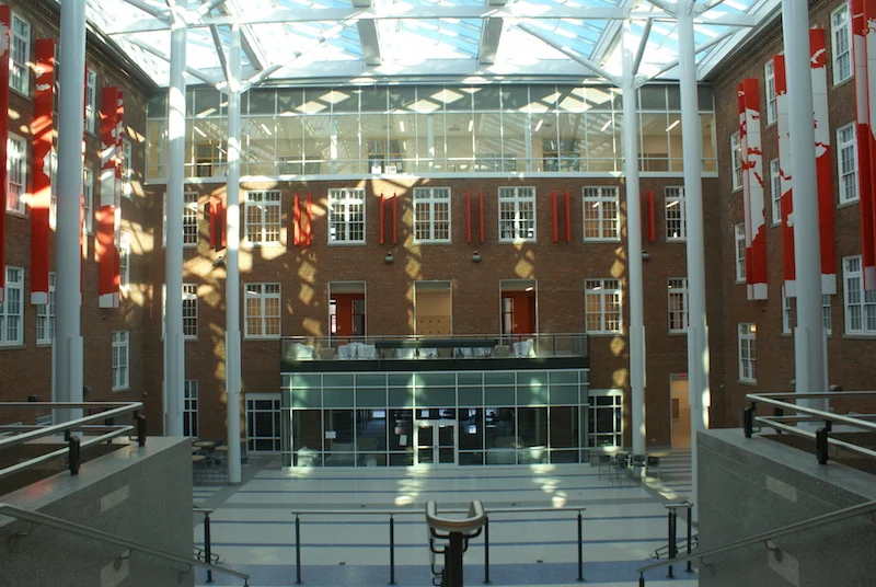 Interior of Roosevelt High School (photo: DCPS)