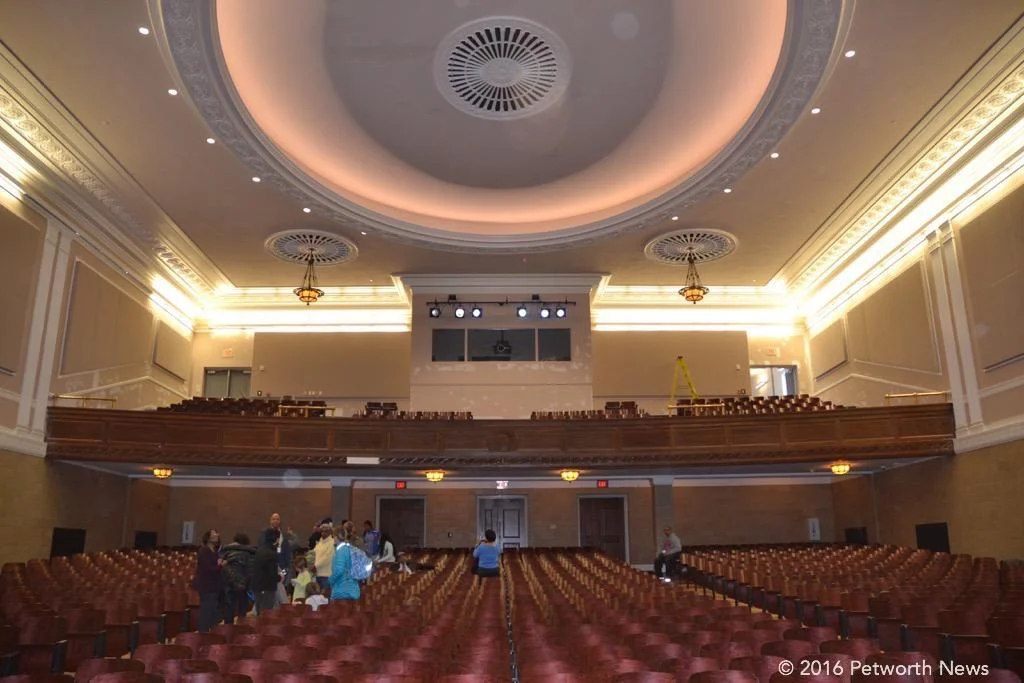 The renovated theater is beautiful.