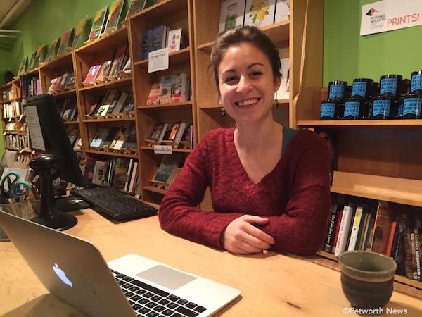 Upshur Street Books manager Anna Thorn