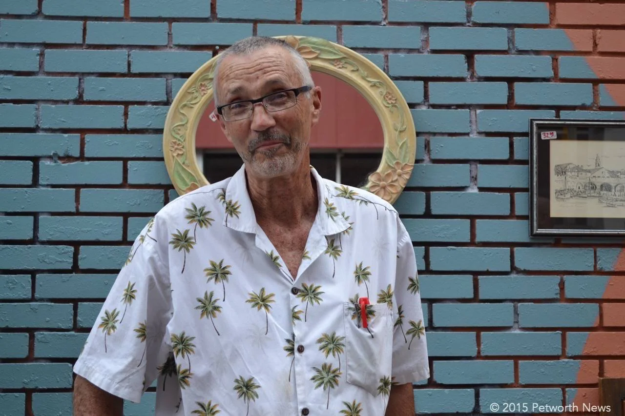 Bill Simms, owner of Mom N Pop Antiques