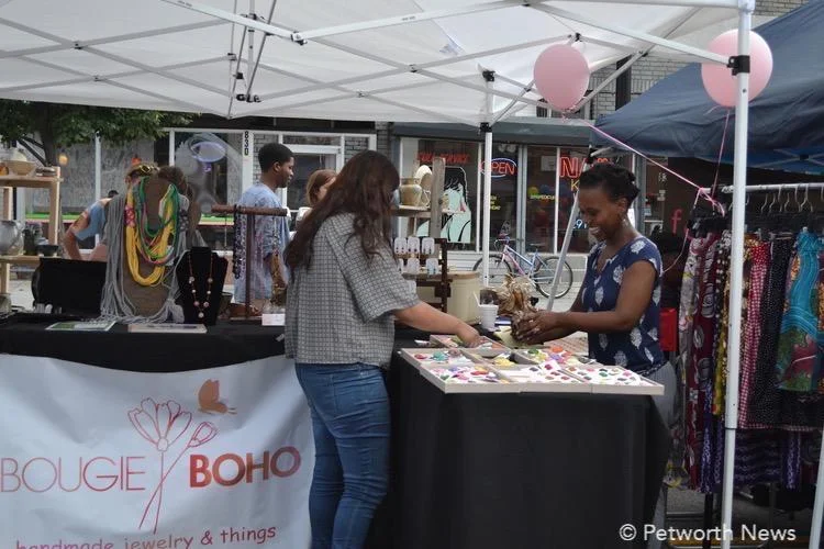 A vendor at the 2015 Celebrate Petworth Festival