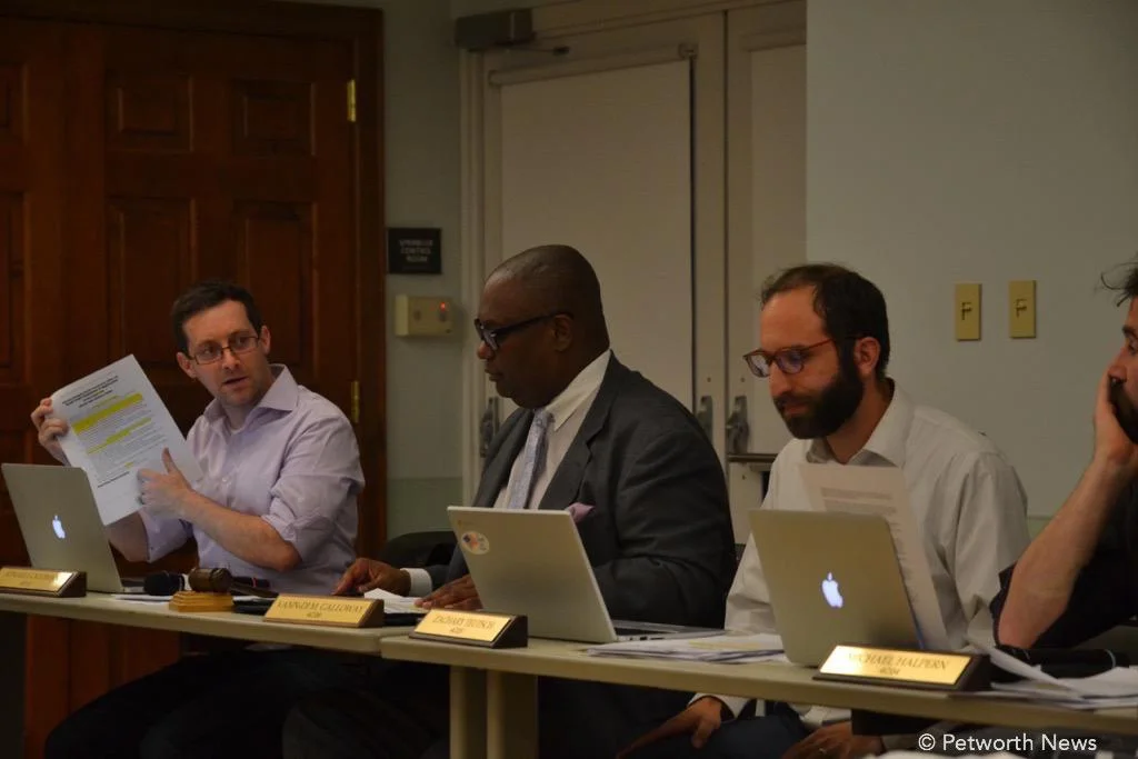 Commissioner Jonah Goodman, Chair Vann-Di Galloway and Vice Chair Zach Teutsch