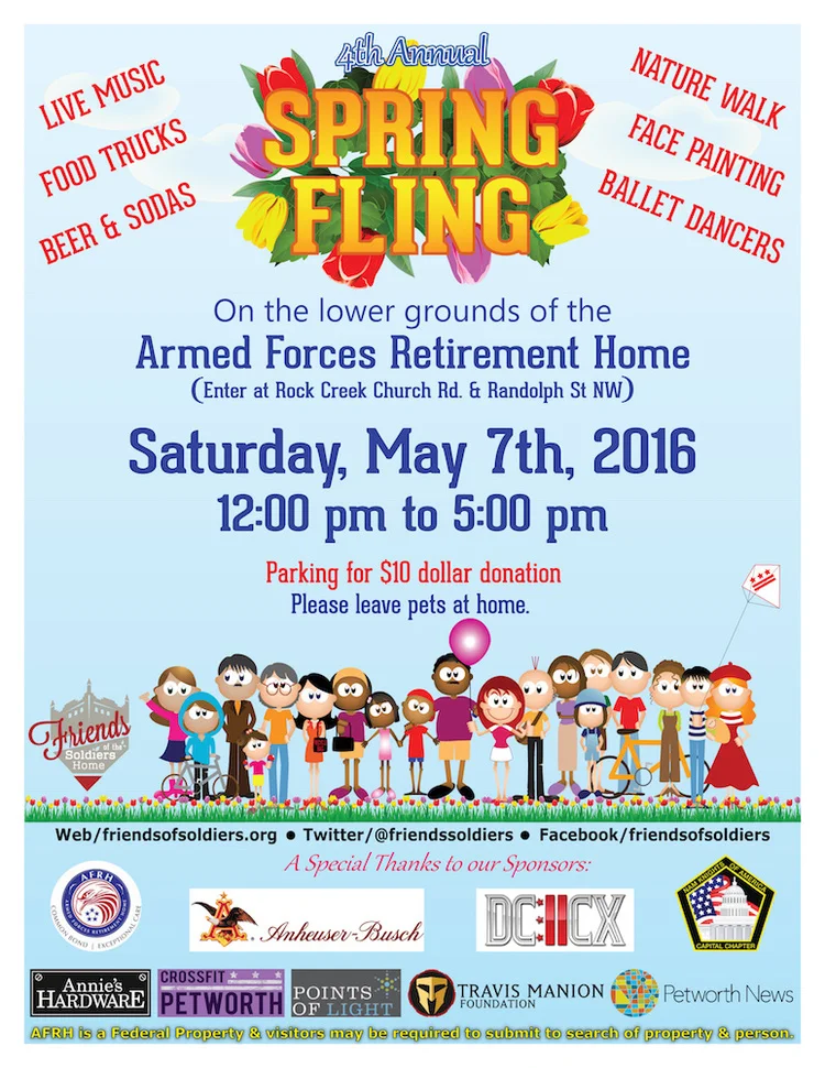 Get ready for Spring Fling -- the day's schedule for Saturday, May 7th