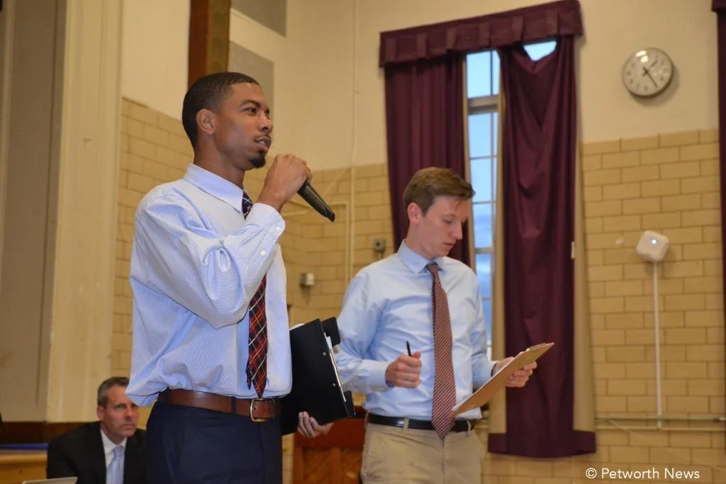 Jordan Bailey and Connor Weber from Councilmember Todd's office