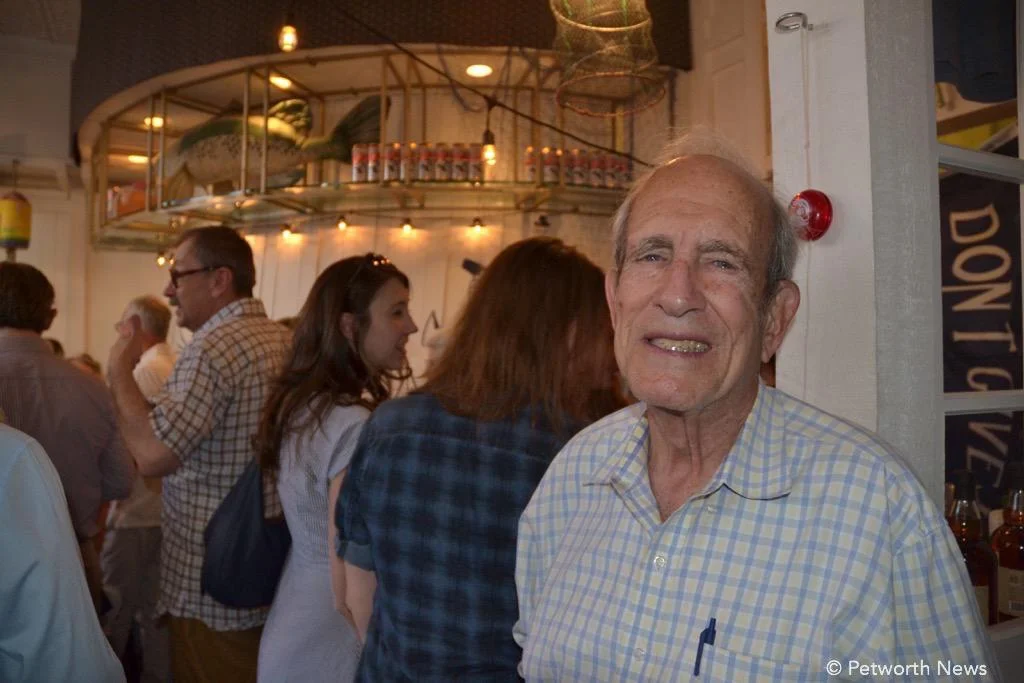 Cappy, enjoying the launch party,