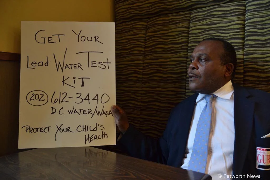 Mr. Gurley is passionate on the topic of residents getting their water tested for lead.