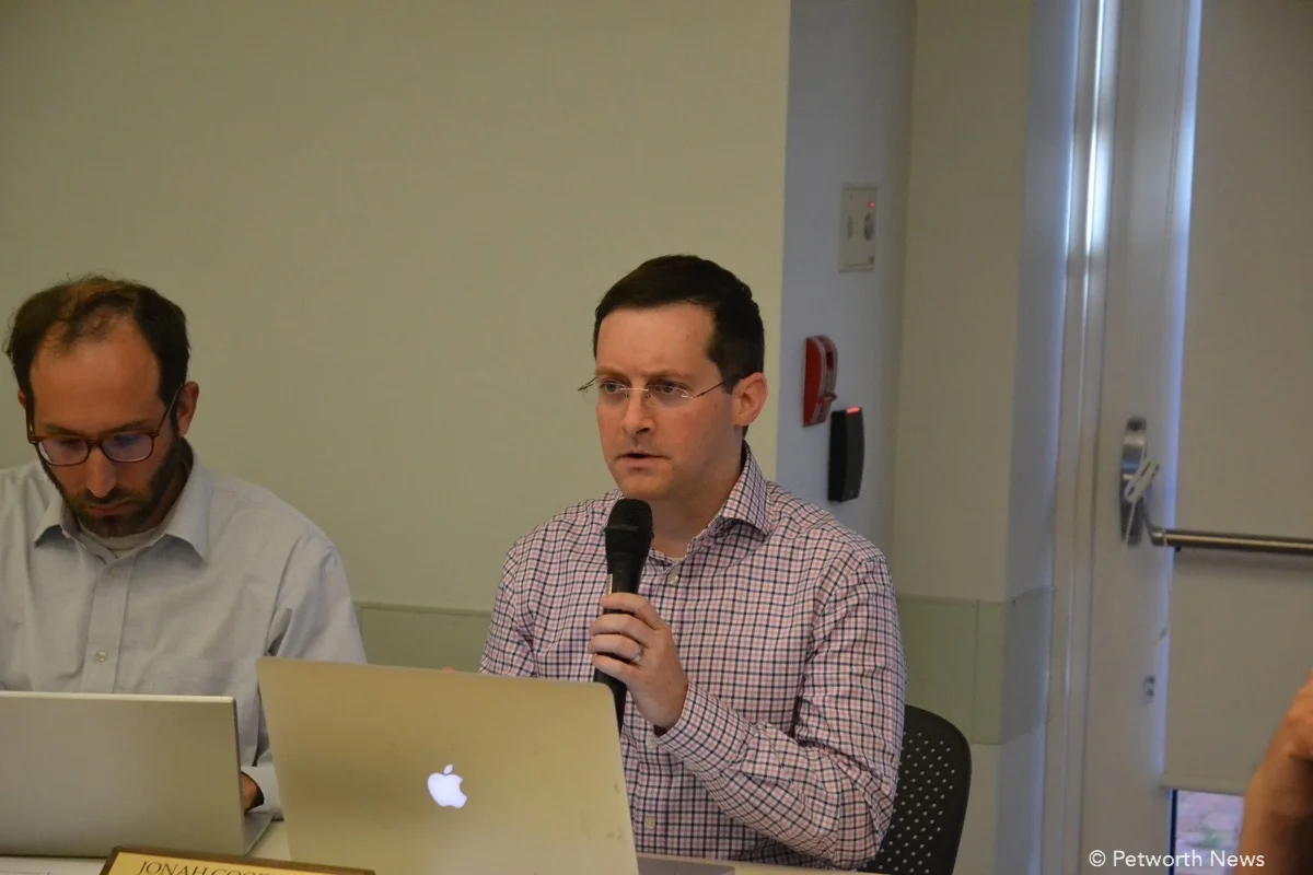 Jonah speaking at a recent ANC 4C meeting