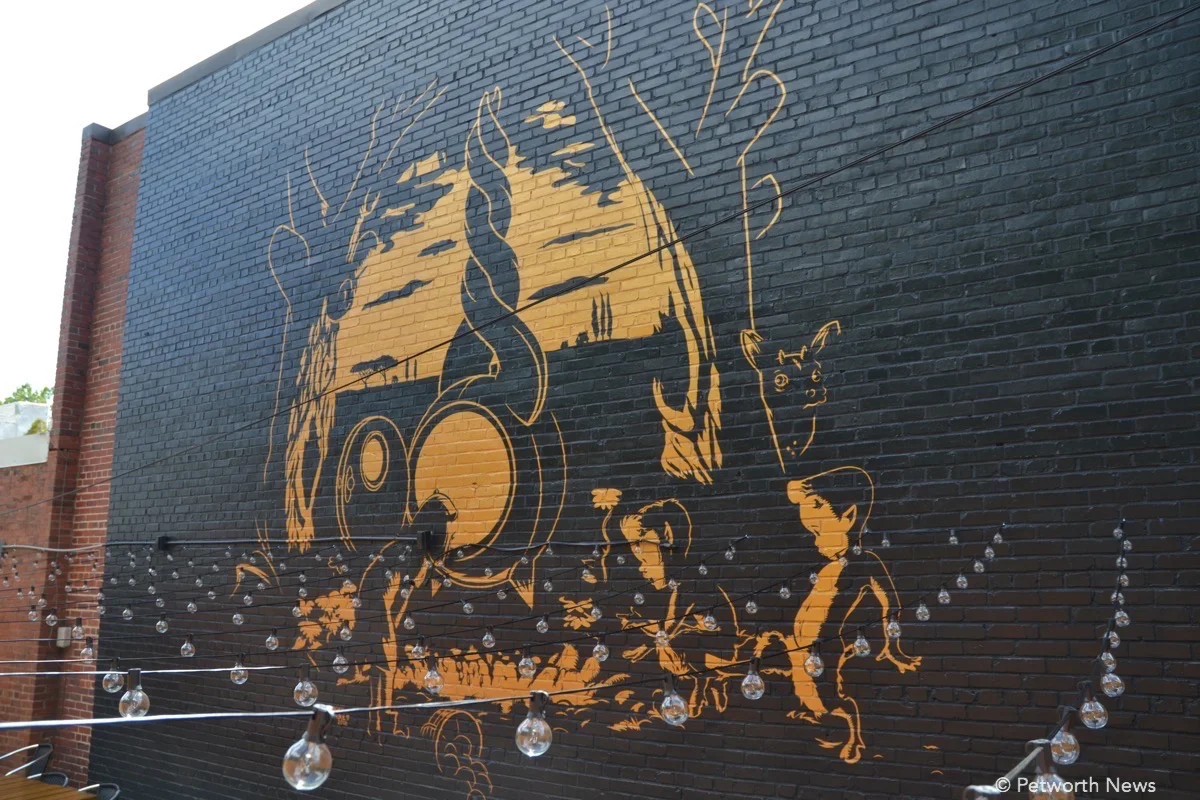 Nekisha Durrett's mural at Twisted Horn