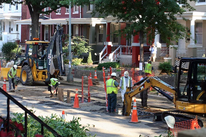 DC lead pipe replacement (photo: IntangibleArts )