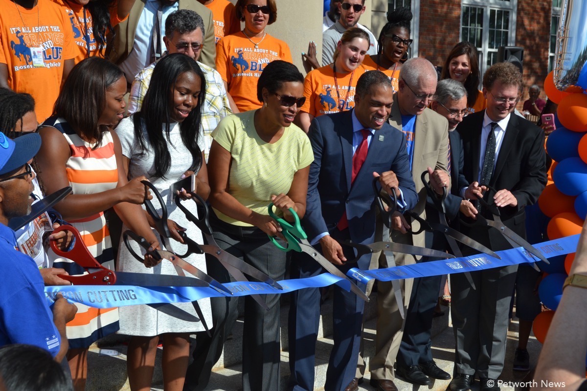 Cutting the proverbial ribbon...