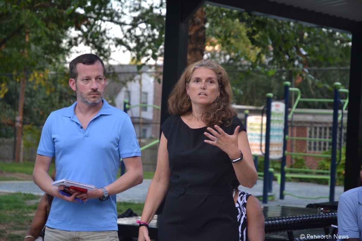 Sean Wieland and Commissioner Maria Barry