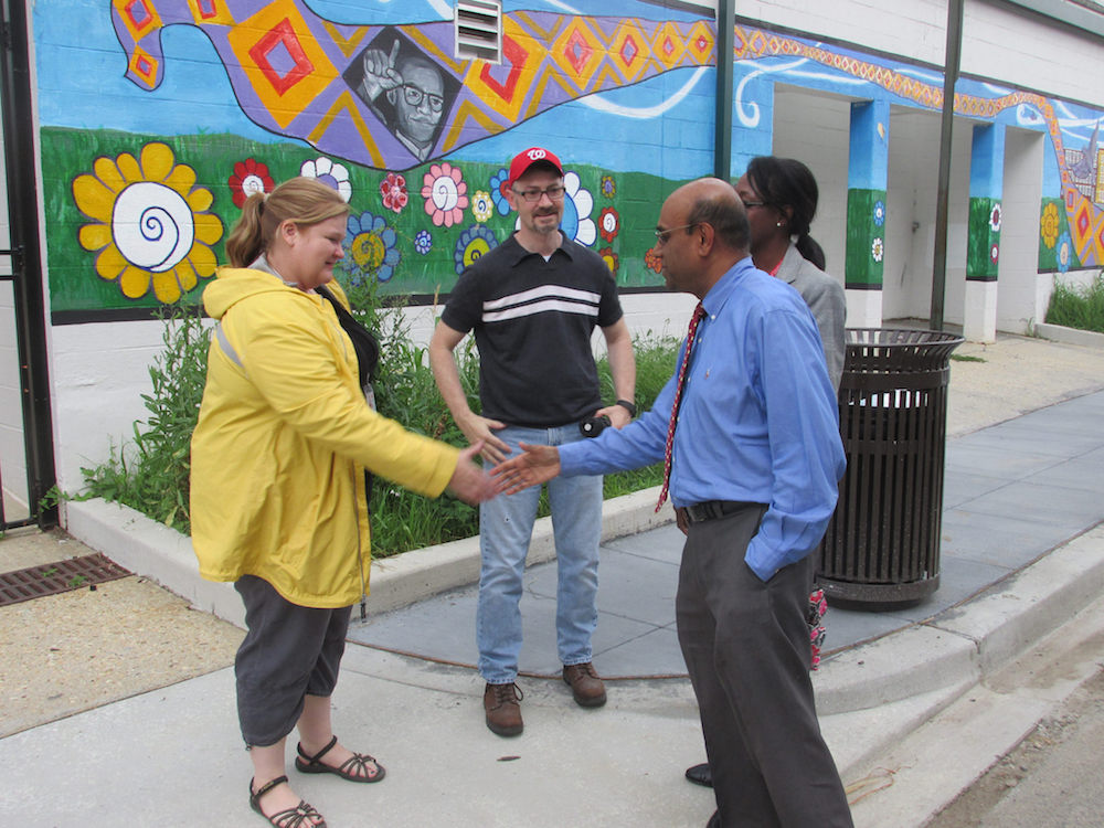 Sidewalk reconstruction meeting with DDOT