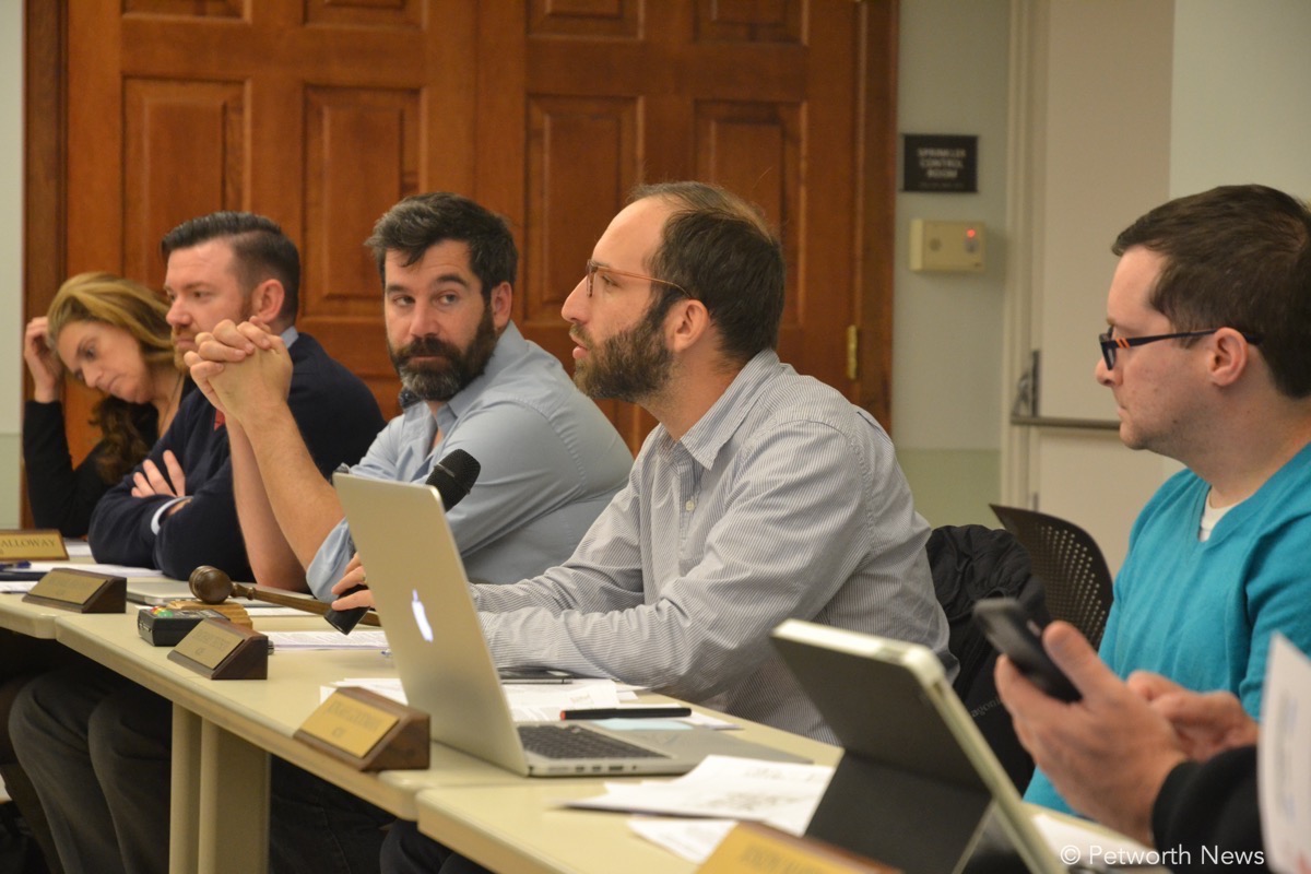 Commissioners Maria Barry, John-Paul Hayworth, Michael Halpern, Zach Teutsch and Jonah Goodman