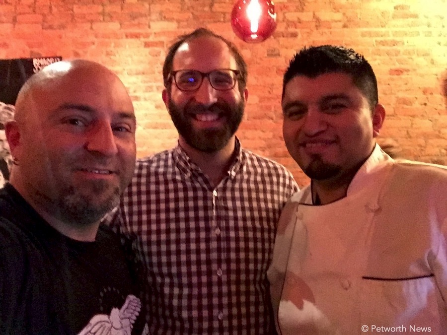  ANC 4C Chair Zach Teutsch and  Mezcalero  chef &amp; owner Alfredo Solis, January 12, 2017. 