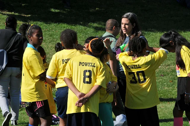 DC SCORES works with kids at Powell and Truesdell Elementary in Petworth, among so many other DC schools.
