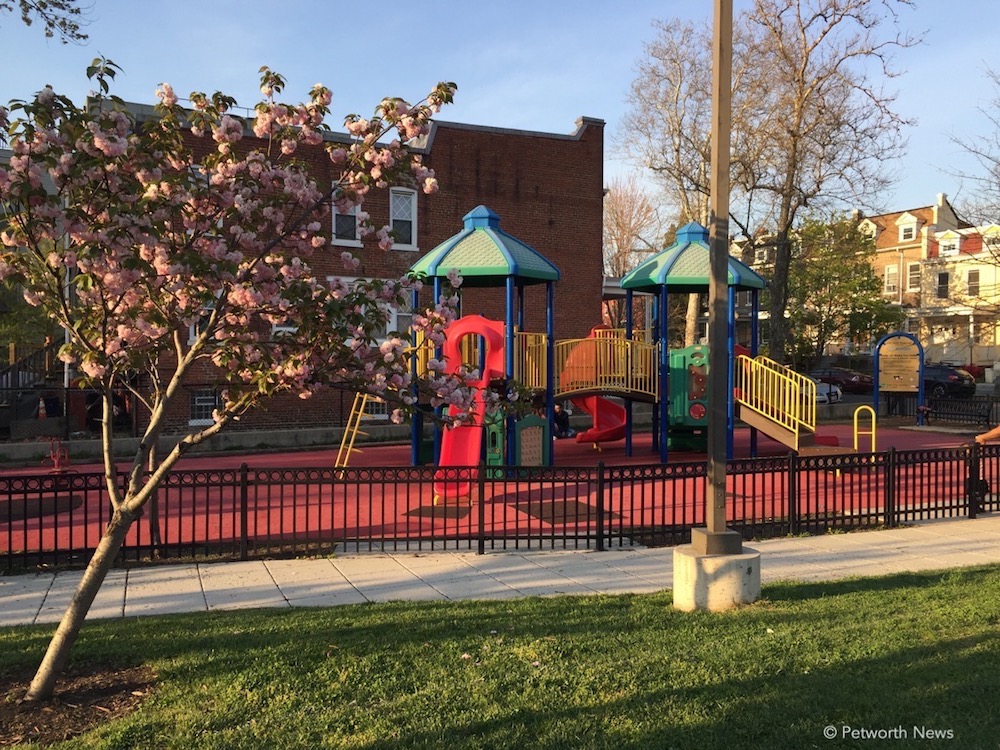 The playground at Petworth Recreation Center
