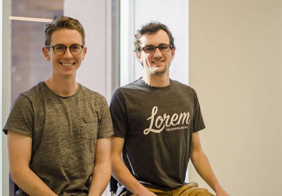 Lorem co-founders Charlie Fogarty and Sam Wilcoxon