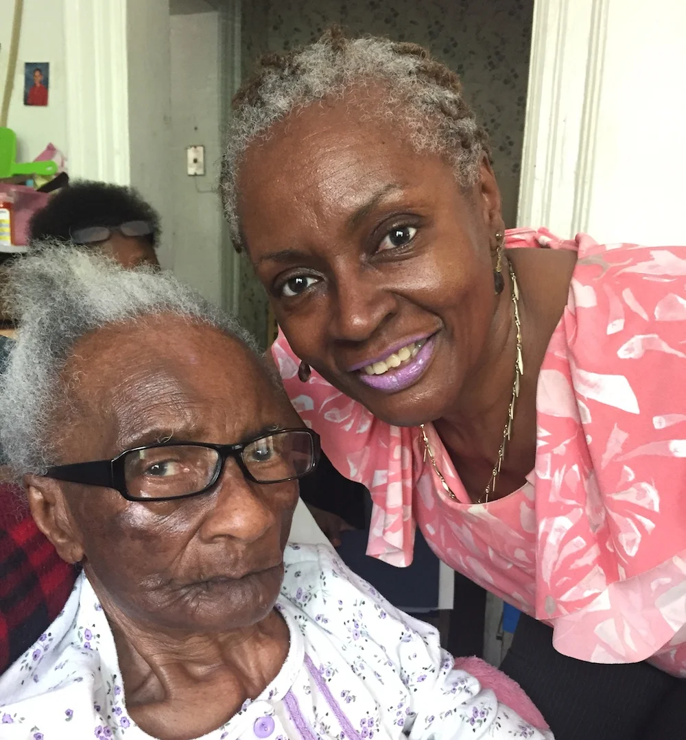 Author Lois Cooper and her mother. Happy Mother's Day!