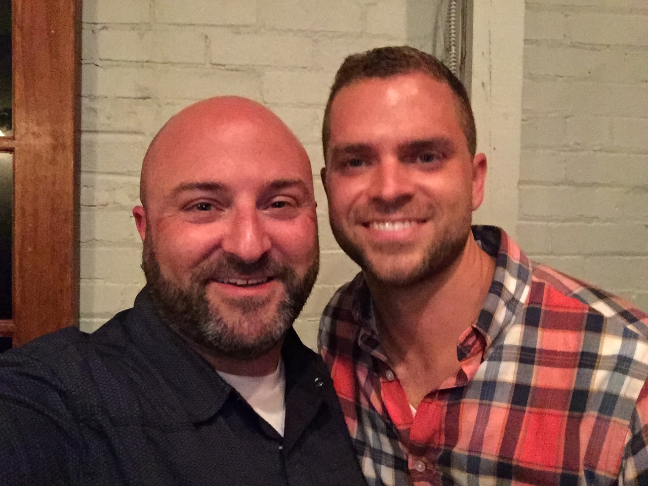   David Garber poses for a selfie with Drew at the Petworth News Shindig, June 29, 2015  