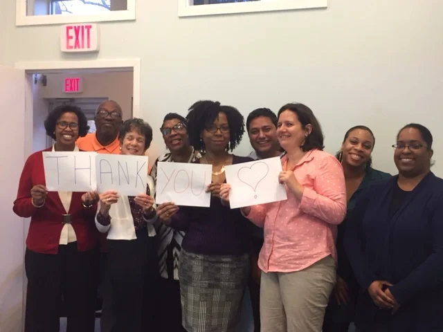 Thanks from the staff of the Georgia Avenue Family Support Collaborative