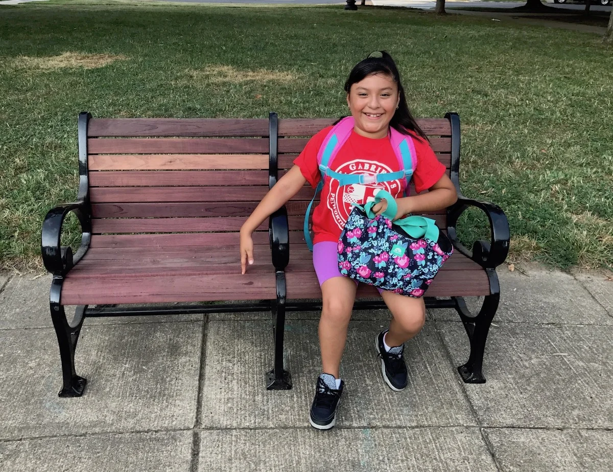 Many residents passed by on their way to work and school and were excited about the benches