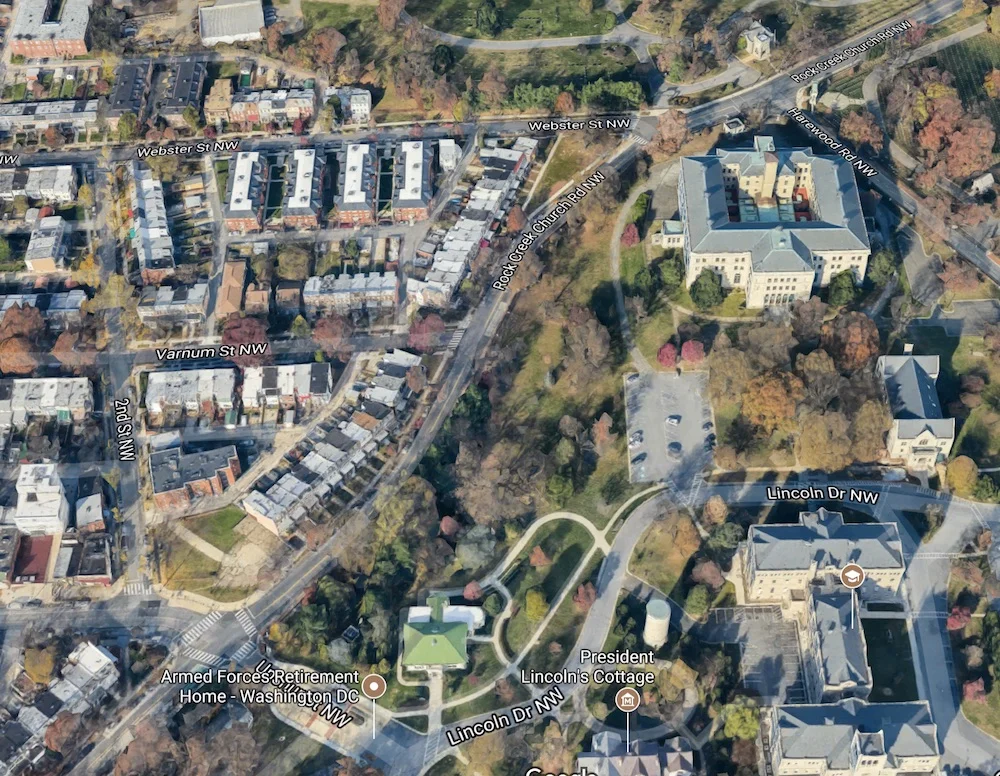 A bird's eye view of the intersections (photo: Google)