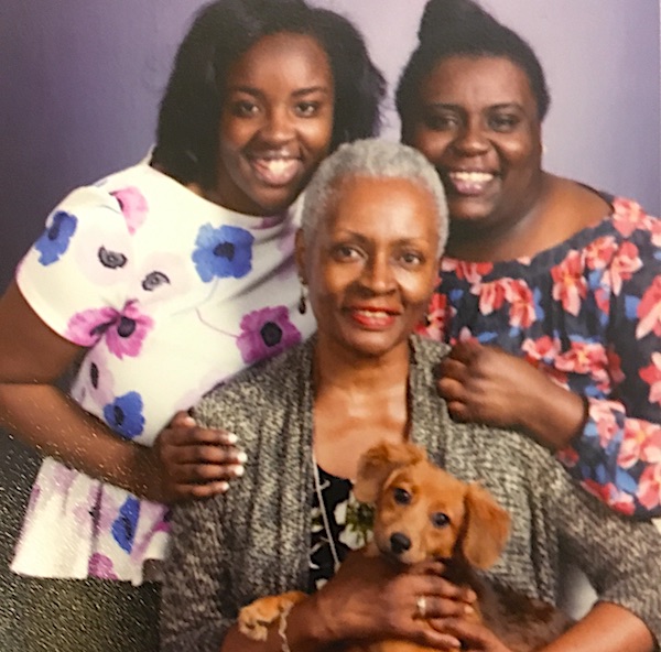 Lois with her family and new member Mia