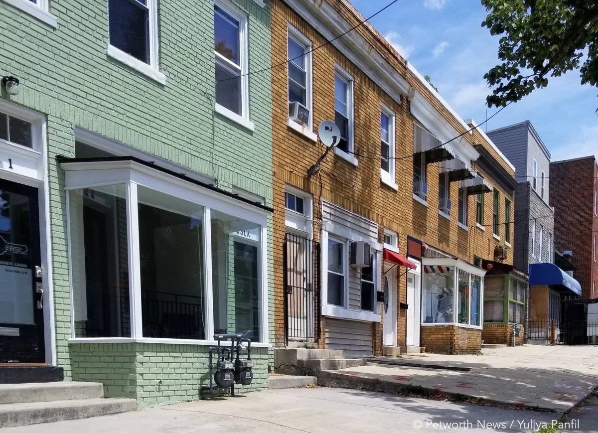 The 200 block of Upshur St NW isn't seeing the same type of development and growth as the 800 block.