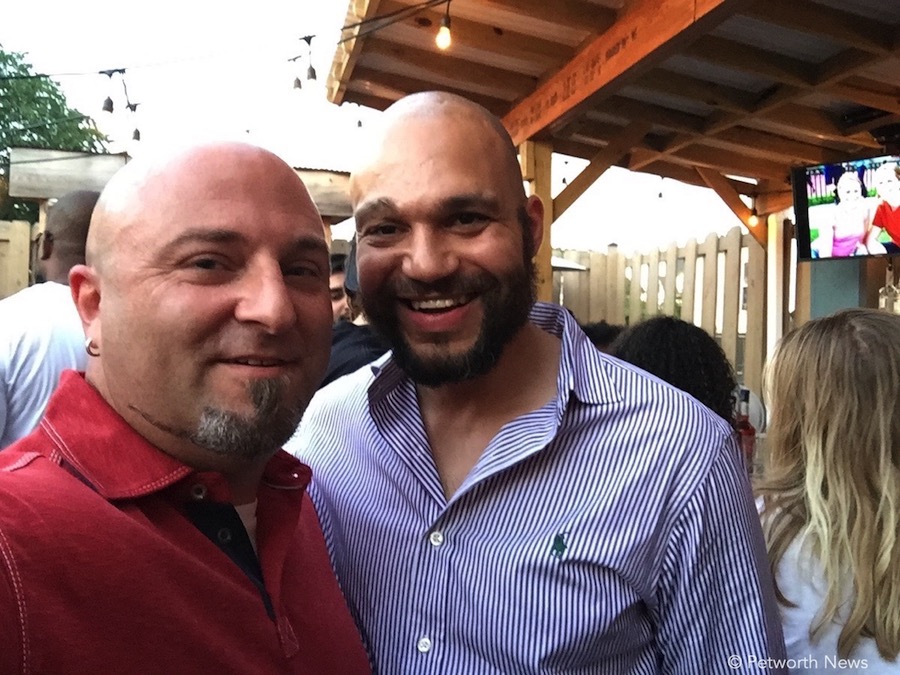  Councilmember Robert White poses for a #selfiewithdrew at the Petworth News Shindig (July 15, 2017) 