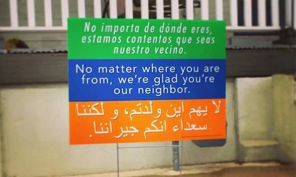 No matter where you are from, we're glad you're our neighbor!