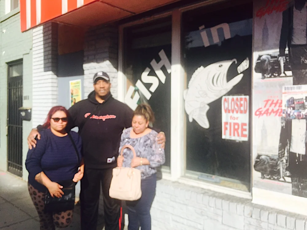 Fish in the Hood owner Bill White in front of the restaurant. (photo: Bill White)