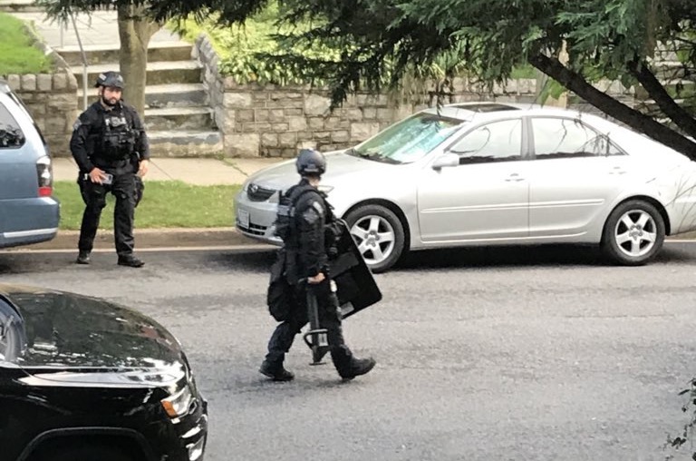 Barricade incident on Arkansas Avenue ends peaceably 
