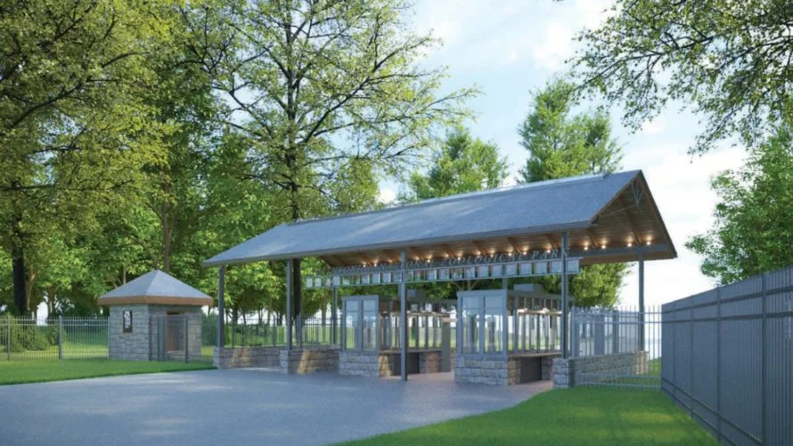 Artist’s rendering of the proposed entrance to the zoo off Connecticut Avenue. (Courtesy of the National Capital Planning Commission and WAMU )