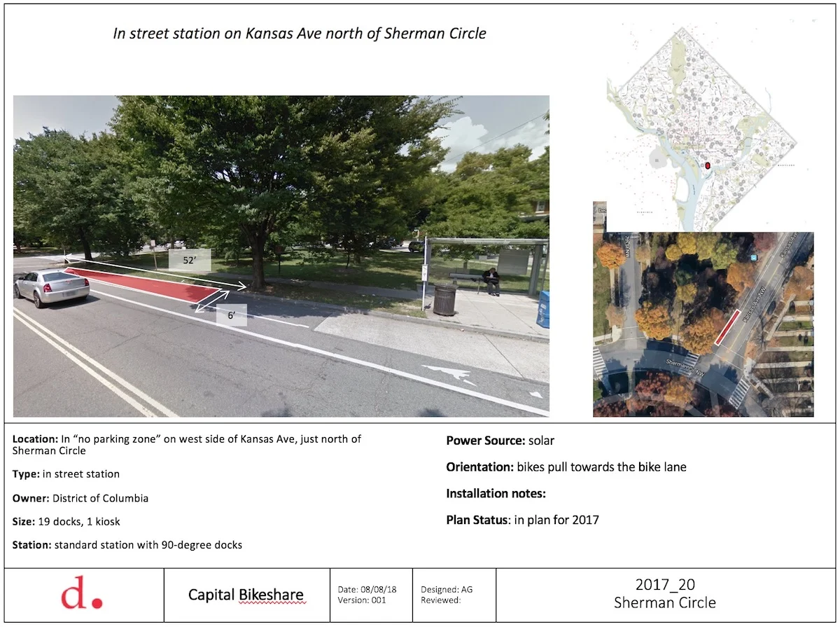 Update on Capital Bikeshare coming to Sherman Circle