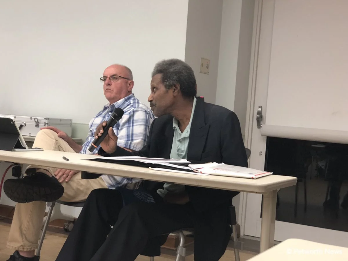 Commissioner Timothy Jones speaking at a recent ANC 4C meeting.