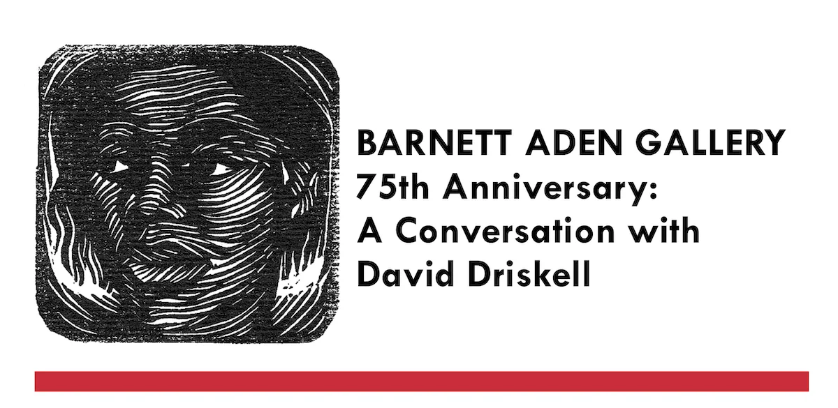 Elizabeth Catlett print from cover of Barnett Aden Gallery exhibition catalog, Paintings Sculpture and Prints of the Negro Woman December 1947-January 1948, courtesy of Black Art Project