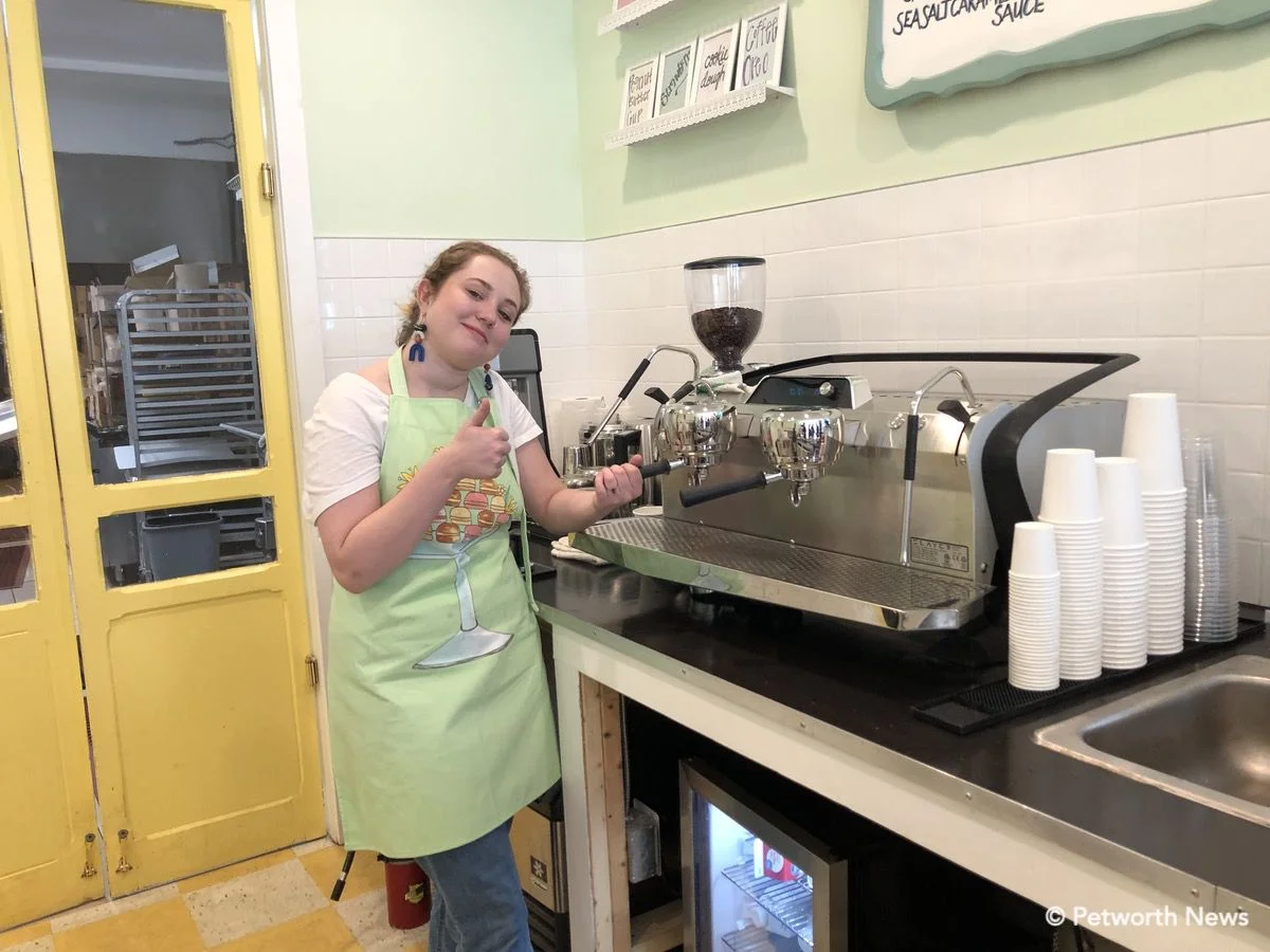 A new, high-end espresso / coffee maker gives Lulabelle’s a lot of coffee options — including cocoa made with Wineinger’s grandmother’s recipe for hot fudge.