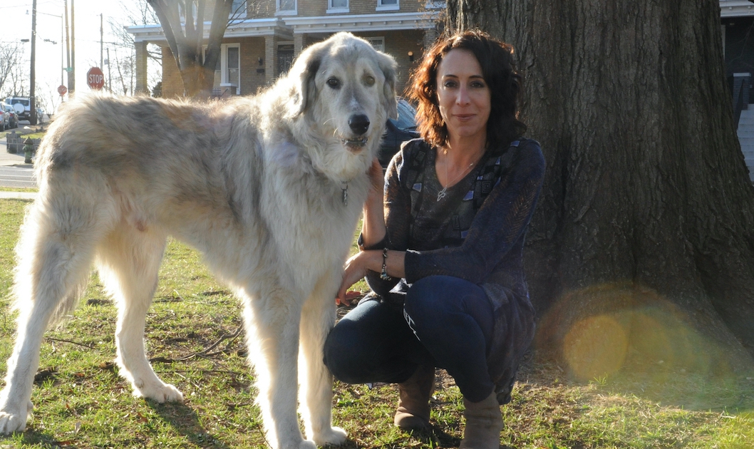 Petworth author Nina Halper and Sabra. (Photo: Linda Fittante)