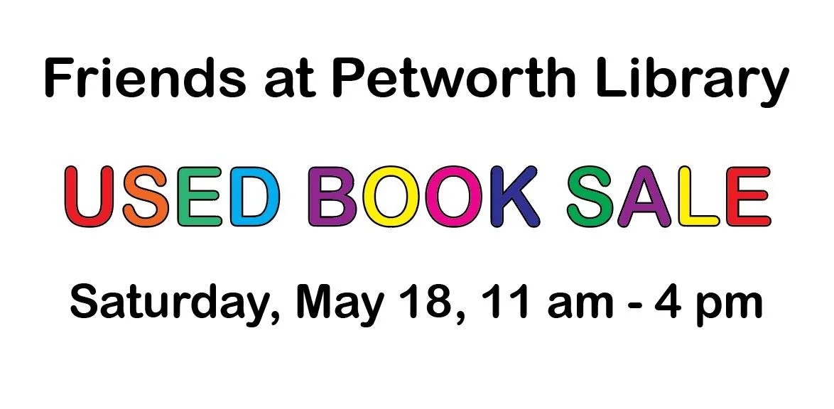 Annual book sale at the Petworth Library Saturday