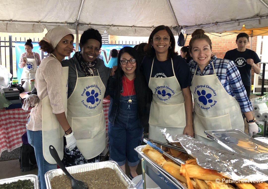 Parent volunteers help make the event amazing!