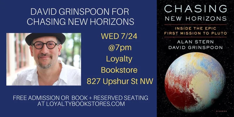 Local astrobiologist and 7th Street rocker David Grinspoon speaks at Loyalty Books on Wednesday the 24th