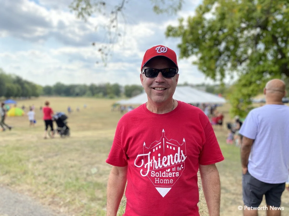 John Hughes, busy running a recent community event at the Old Soldier’s Home